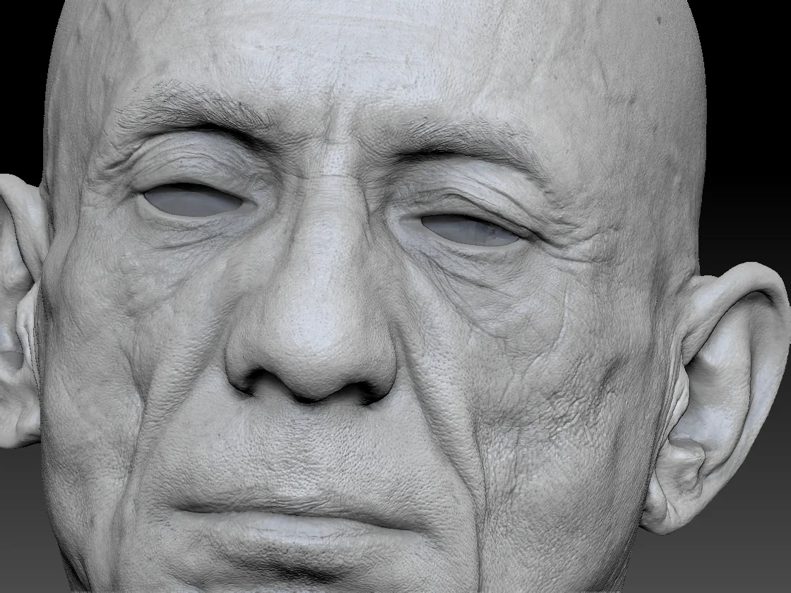 Human heads and FACS scans Render